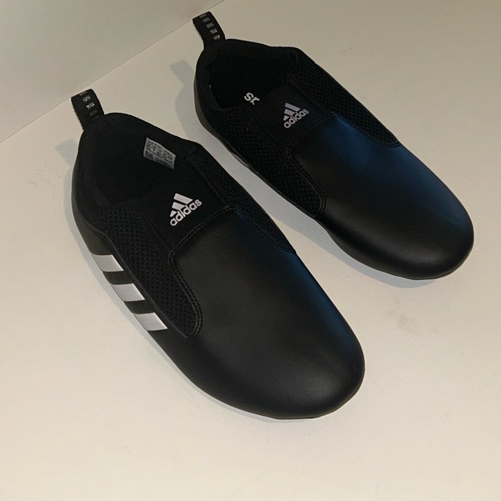 Adidas Black Athletic Slip-On Shoes